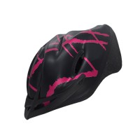 Capacete Ciclismo Bike Adulto Podium Grande Preto Rosa