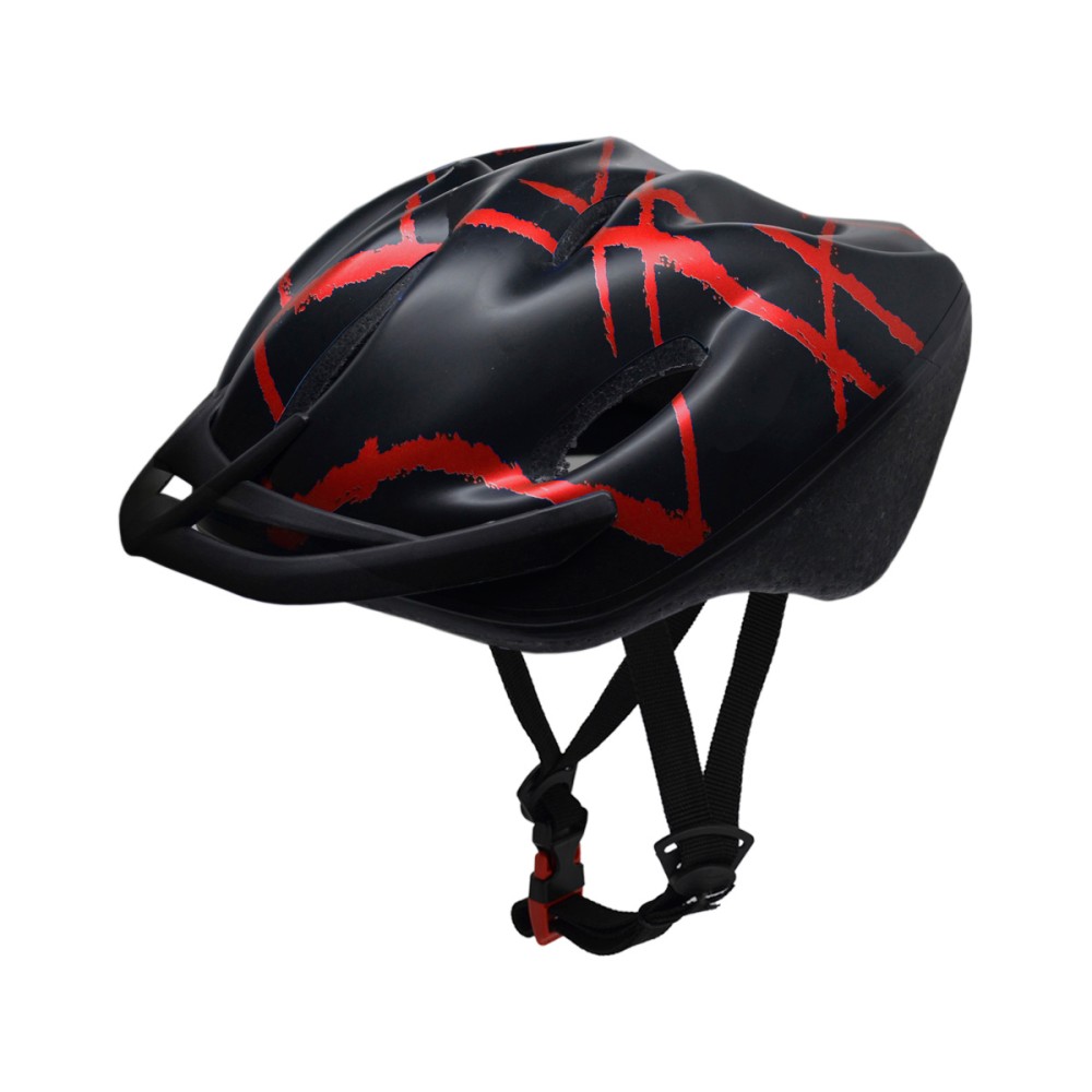 Capacete Ciclismo Bike Adulto Podium Grande Preto Vermelho