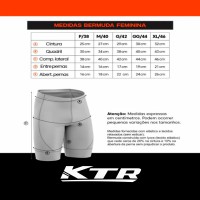 Bermuda Ciclismo Bike KTR PRO Gel D80 Feminina P a XG