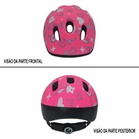 Capacete Ciclismo Bike Infantil Baby C/ Regulador Rosa Unic
