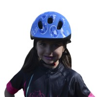 Capacete Ciclismo Bike Infantil Baby C/ Regulador Azul Toys