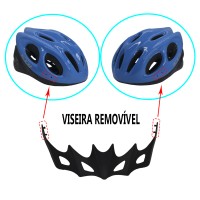 Capacete Ciclismo Bike MTB/SPEED Adulto Flash Azul C/ Ajuste