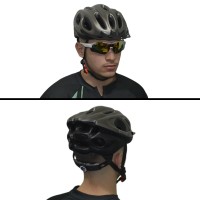 Capacete Ciclismo Bike MTB/SPEED Adulto Flash Grafite Ajuste
