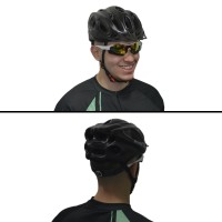 Capacete Ciclismo Bike MTB/SPEED Adulto Flash Preto C/Ajuste