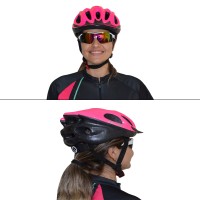 Capacete Ciclismo Bike MTB/SPEED Adulto Flash Rosa C/ Ajuste