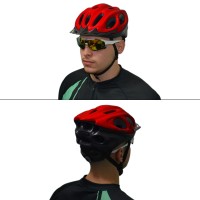 Capacete Ciclismo Bike MTB/SPEED Adulto Flash Vermelho Ajust