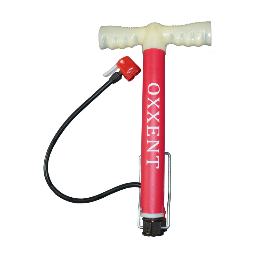 Bomba Oficina Nylon Media 33cm Invertida Base Aço Vermelho