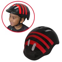Kit Proteção Infantil Capacete+Joelheira+Cotoveleira -Vermel