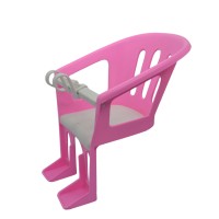 Cadeirinha Boneca Baby P/ Bicicleta Infantil Alive Rosa Bco