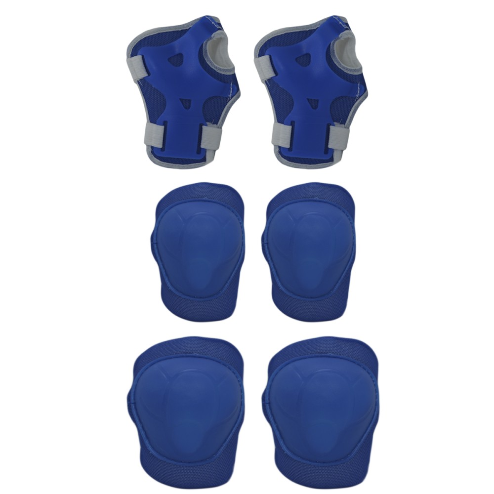 Kit Capacete Cotoveleira Joelheira Infantil Bike Azul Coelho Kit Capacete Cotoveleira Joelheira Infantil Bike Azul Coelho