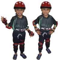Kit Capacete Cotoveleira Infantil Homem Aranha Bike Skate 