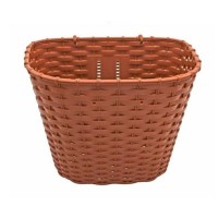 Cesta Cestinha Bicicleta Reforçada Retrô Vintage Marrom