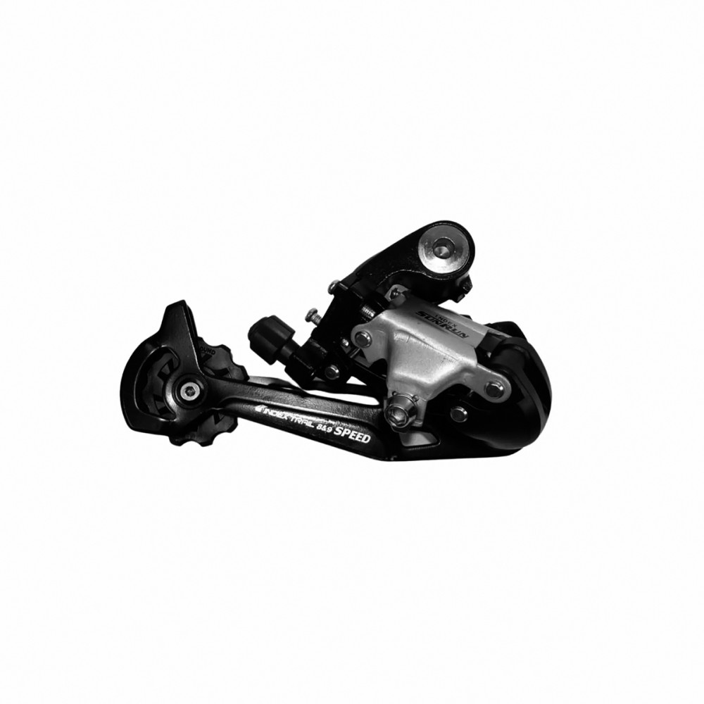 Cambio Traseiro HG36 8/9V Aluminio Cage Longo 43D Prata Cambio Traseiro HG36 8/9V Aluminio Cage Longo 43D Prata