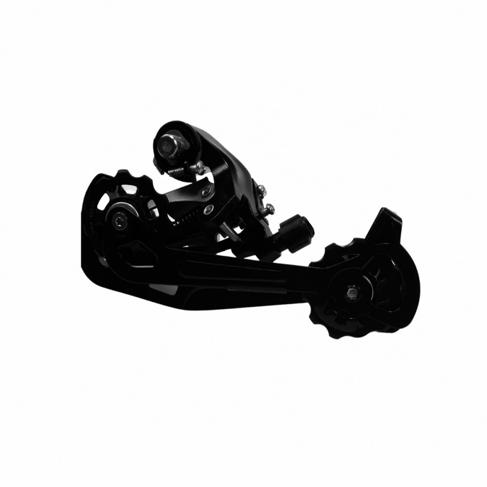 Cambio Traseiro HG36 8/9V Aluminio Cage Longo 43D Prata Cambio Traseiro HG36 8/9V Aluminio Cage Longo 43D Prata