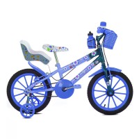 Cadeirinha Boneca Alive Bicicleta Traseira Baby Azul Estrela