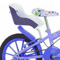 Cadeirinha Boneca Alive Bicicleta Traseira Baby Roxo Estrela
