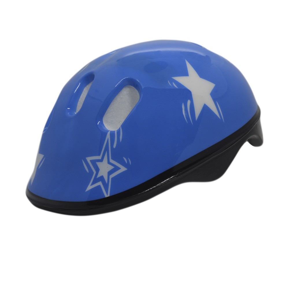 Capacete Ciclismo Infantil Kids HY-152 New Star Azul Estrela Capacete Ciclismo Infantil Kids HY-152 New Star Azul Estrela