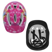 Capacete Ciclismo Infantil Rosa Princesas Disney Crianca bebe