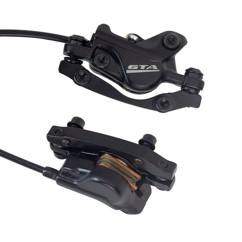 Kit Freio Disco Hidráulico Óleo GTA 3x Gen C/ Manetes Preto Kit Freio Disco Hidráulico Óleo GTA 3x Gen C/ Manetes Preto