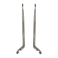 Espatula Aço Bicicleta Tirar Pneus Reta 2pcs