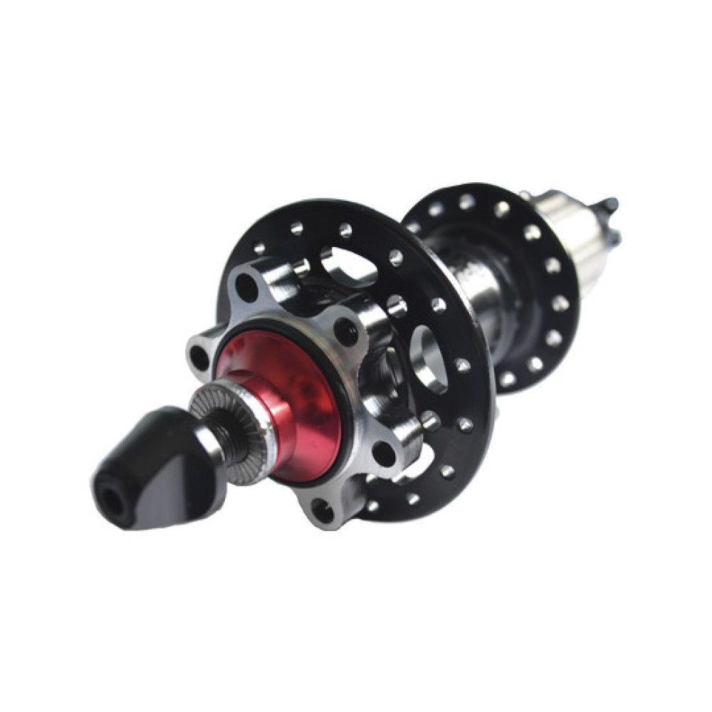 Par de Cubos DT/TR Rolamentado K7 Disco Alum SHIFT 32F Preto Par de Cubos DT/TR Rolamentado K7 Disco Alum SHIFT 32F Preto