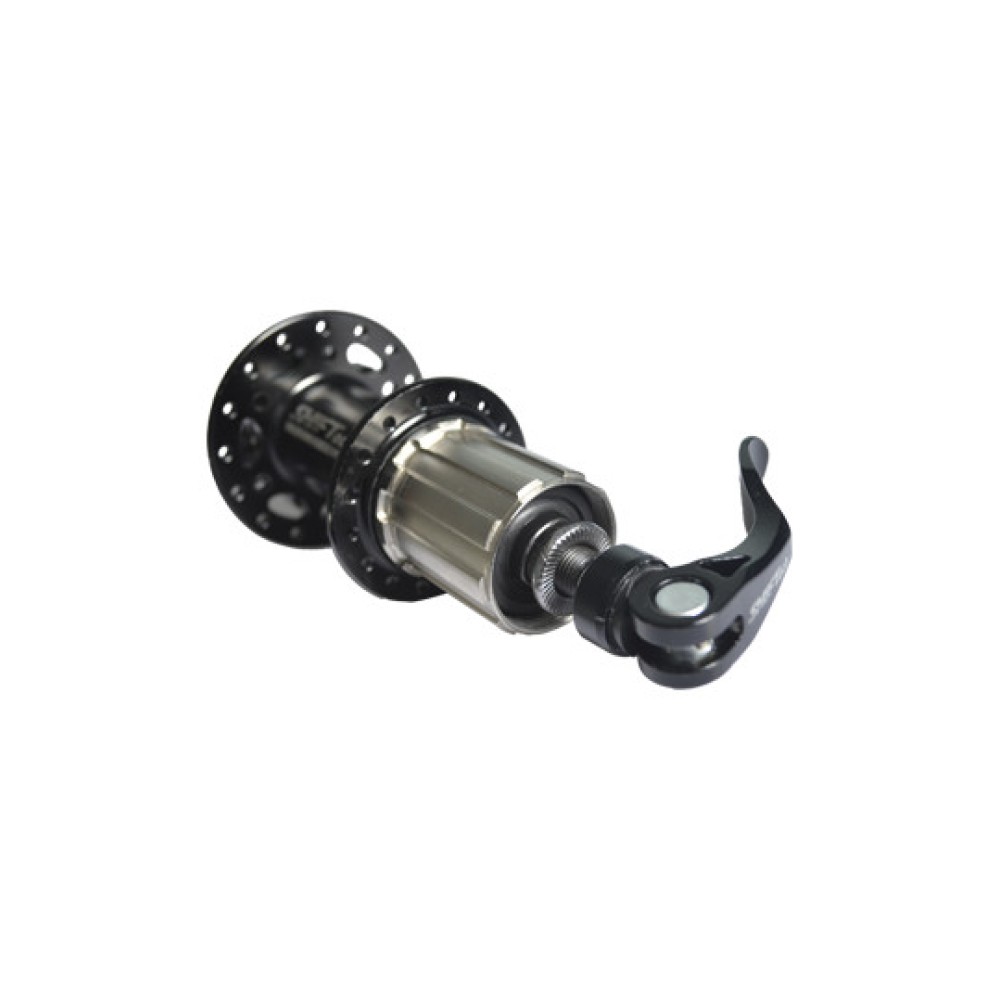 Par de Cubos DT/TR Rolamentado K7 Disco Alum SHIFT 32F Preto Par de Cubos DT/TR Rolamentado K7 Disco Alum SHIFT 32F Preto