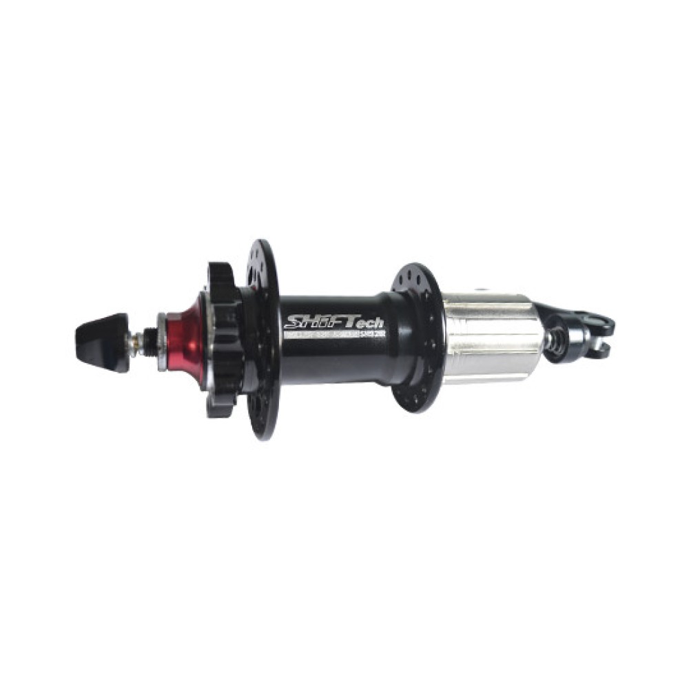 Par de Cubos DT/TR Rolamentado K7 Disco Alum SHIFT 32F Preto Par de Cubos DT/TR Rolamentado K7 Disco Alum SHIFT 32F Preto