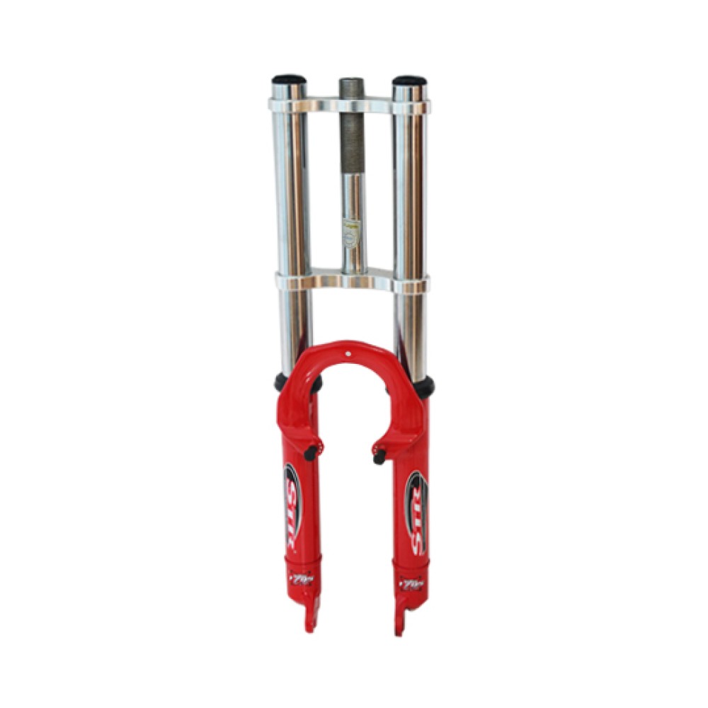 Garfo 26 Mtb Suspensao DH STR 1795 Aco Big Gordo 25mm Vermelho