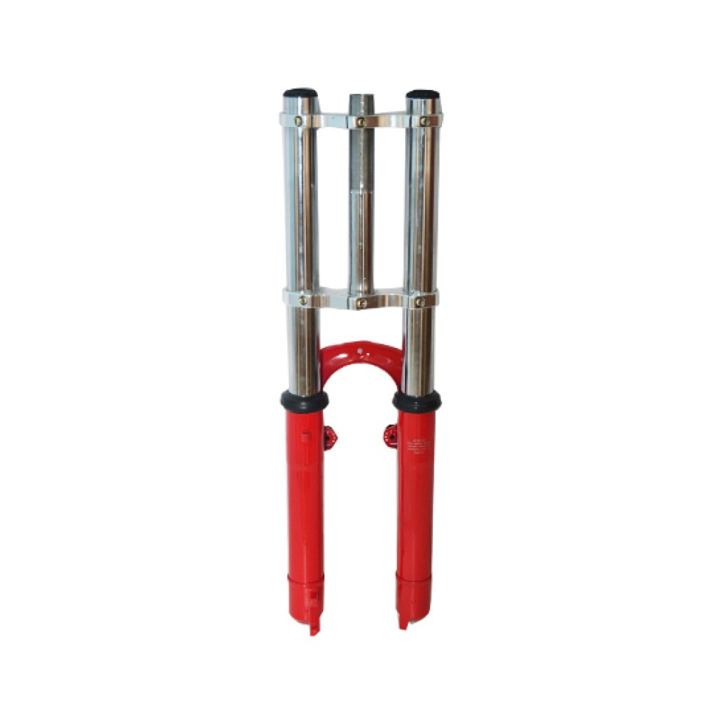 Garfo 26 Mtb Suspensao DH STR 1795 Aco Big Gordo 25mm Vermelho Garfo 26 Mtb Suspensao DH STR 1795 Aco Big Gordo 25mm Vermelho
