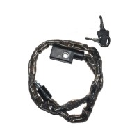 Cadeado Corrente 0,8mx3,5mm Chave Vermelho