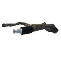 Cadeado Corrente 0,8mx3,5mm Chave Vermelho