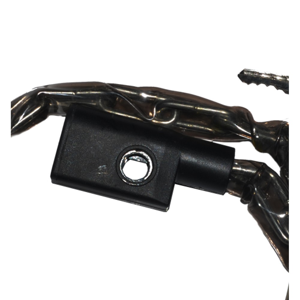 Cadeado Corrente 0,8mx3,5mm Chave Vermelho Cadeado Corrente 0,8mx3,5mm Chave Vermelho