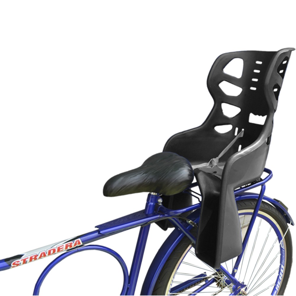 Cadeirinha Crianca Traseira Bagageiro Carona Bike Preto Cadeirinha Crianca Traseira Bagageiro Carona Bike Preto