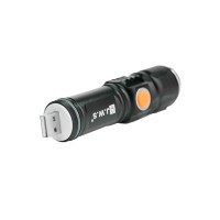 Farol Lanterna Bike LED T6 Zoom WS-569 USB Recarregável Preto
