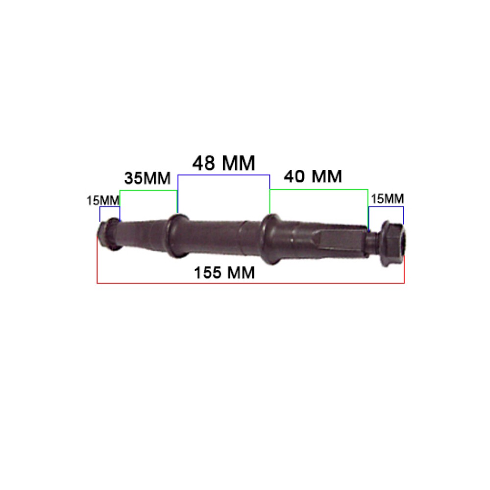 Eixo Centro Mtb 3s 124,5 mm Shun Feng Eixo Centro Mtb 3s 124,5 mm Shun Feng