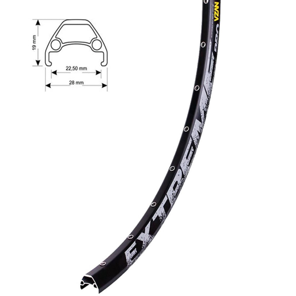 Aro 29r VZAN Aero Extreme Pro Disc 32 Furos Preto