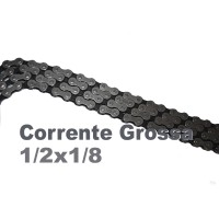 Corrente Bicicleta 1/2x1/8 Grossa C410 Sem Marcha