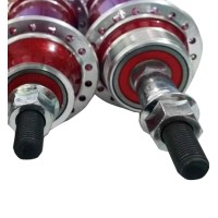 Cubo Dt/tr Alum C/rolam Scorpion 36F Vermelho
