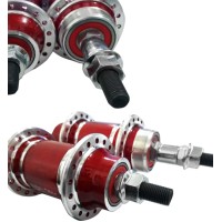 Cubo Dt/tr Alum C/rolam Scorpion 36F Vermelho