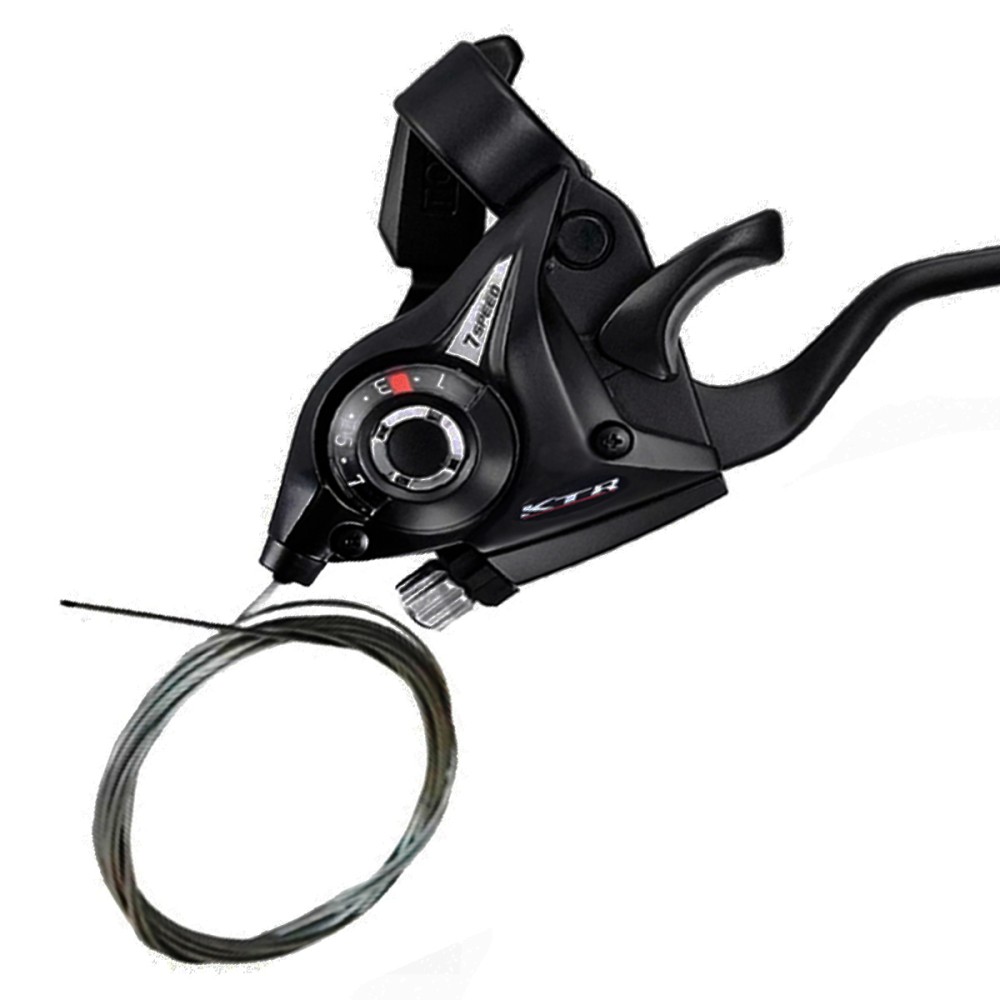 Passador Alavanca KTR Mudador RapidFire 21v Tipo Altus Preto Passador Alavanca KTR Mudador RapidFire 21v Tipo Altus Preto