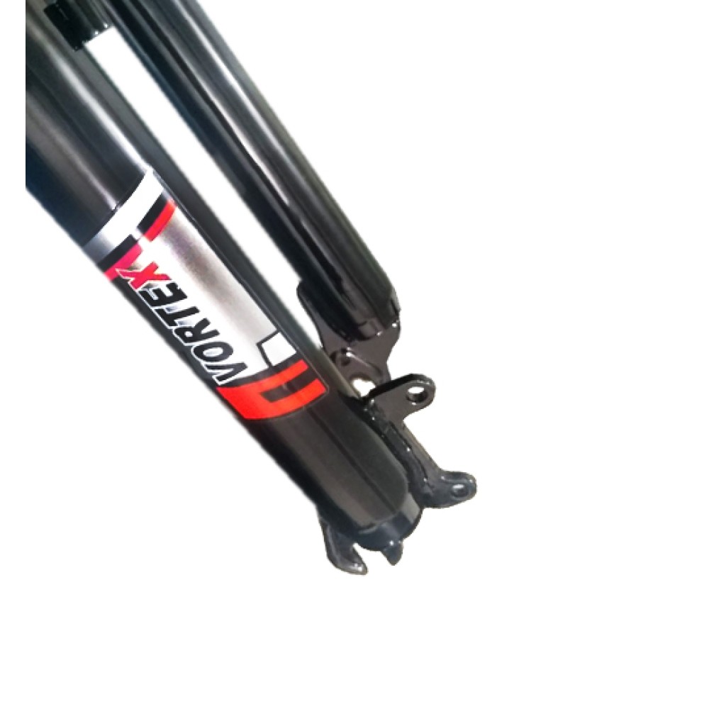 Garfo 26 Mtb Suspensão Evk-3 Aço Over 25mm Disco Ahead Preto Garfo 26 Mtb Suspensão Evk-3 Aço Over 25mm Disco Ahead Preto