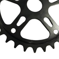 Engrenagem Coroa Bike 36 Dentes Roda Dentada Monobloco Preto