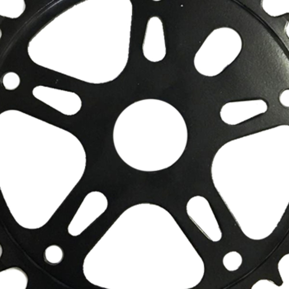 Engrenagem Coroa Bike 36 Dentes Roda Dentada Monobloco Preto Engrenagem Coroa Bike 36 Dentes Roda Dentada Monobloco Preto