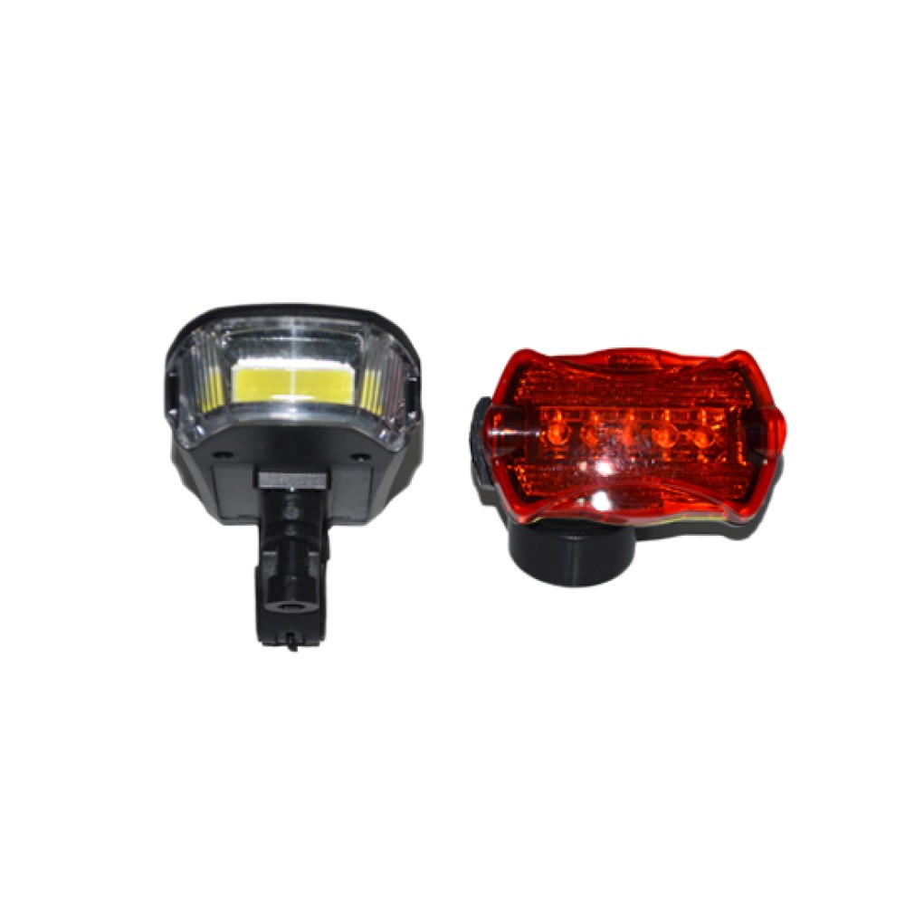 Farol Lanterna Bike Kit 05 LED Vista Light BL-508 Preto
