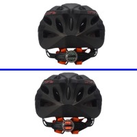 Capacete Ciclismo Adulto RAD7 Concept Led Preto Vermelho
