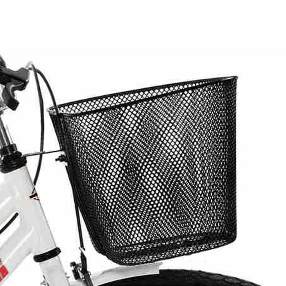 Cesta Cestinha Aramada Bicicleta 16 Pequena Branco Cesta Cestinha Aramada Bicicleta 16 Pequena Branco