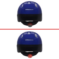 Capacete Ciclismo Infantil Kids Flame KB-10 C/ LED Azul Fire
