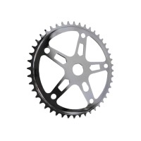 Engrenagem Coroa 46 Dentes Grossa Estrela Cromada