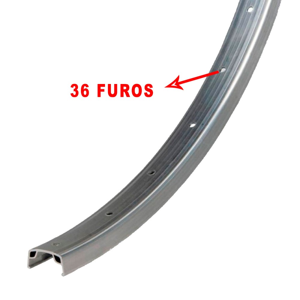 Aro 24x1.90 36f Mtb Alum Normal Natural Aro 24x1.90 36f Mtb Alum Normal Natural