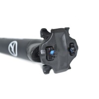 Canote Selim com Carrinho 31,6mm Alumínio Preto